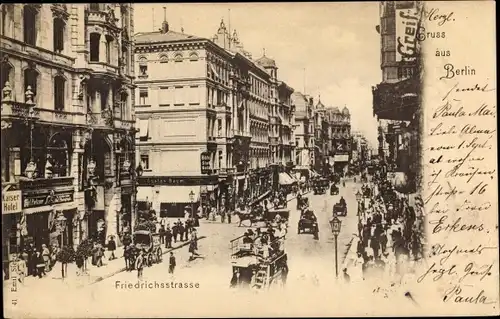 Ak Berlin Mitte, Friedrichstraße