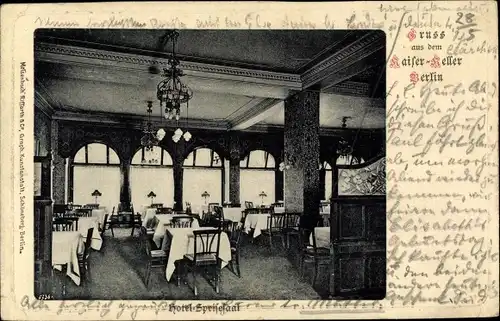 Ak Berlin Mitte, Kaiserkeller, Kaisersaal, Innenansicht