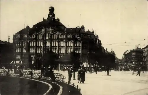 Ak Berlin Mitte, Alexanderplatz, Warenhaus Tietz