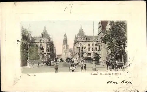 Ak Berlin Mitte, Kaiser-Wilhelm-Straße, Marienkirche