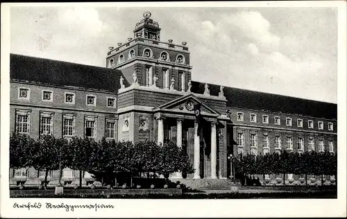 Ak Krefeld am Niederrhein, Realgymnasium