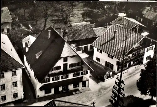 Ak Grassau in Oberbayern, Haus Schmaus, Vogelschau