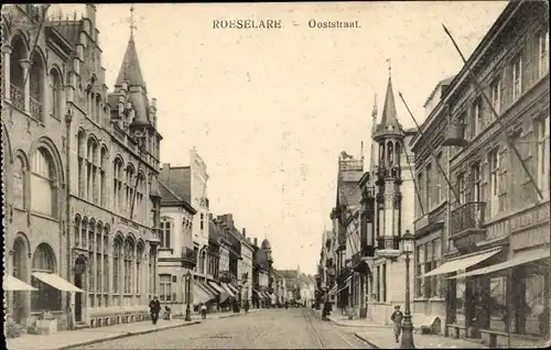 Ak Roeselare Roeselaere Rousselare Roulers Westflandern, Ooststraat