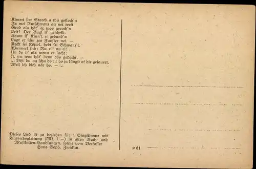 Lied Ak Hans Soph, Der Rußschwanz, Erzgebirgische Mundart No. 5