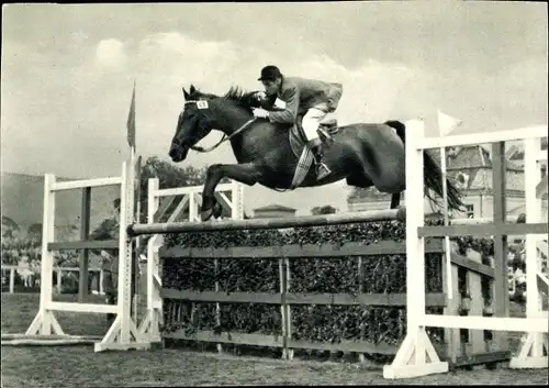 Ak Reitturnier, Hindernissprung, Aus deutschen Landen 1965