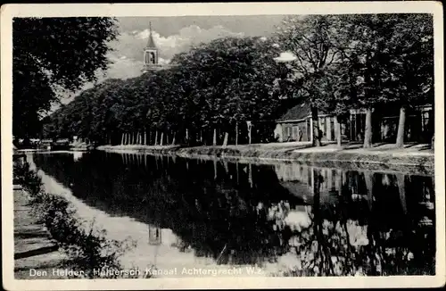 Ak Den Helder Nordholland Niederlande, Heldersch Kanaal Achtergracht