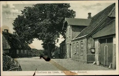 Ak Zimmert Rieseby in Schleswig Holstein, Gasthaus zur Linde