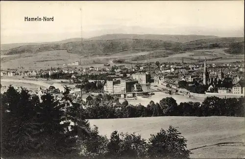 Ak Hameln an der Weser Niedersachsen, Panorama