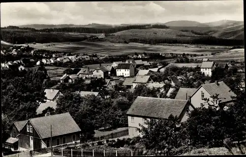 Ak Catterfeld Leinatal, Vogelschau