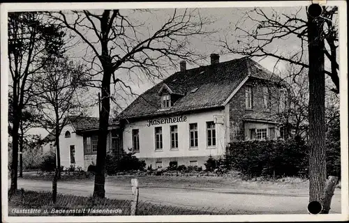 Ak Hannover in Niedersachsen, Badeanstalt Hasenheide