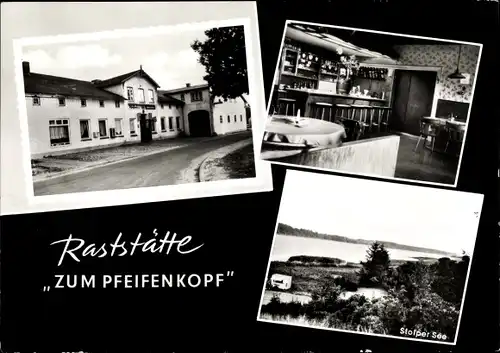 Ak Stolpe in Holstein, Raststätte Zum Pfeifenkopf, Stolper See