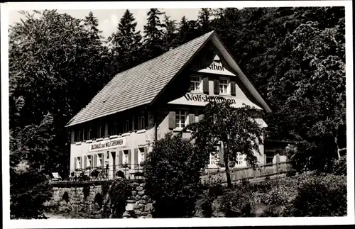 Ak Seebach in Baden Schwarzwald, Gasthof Wolfsbrunnen