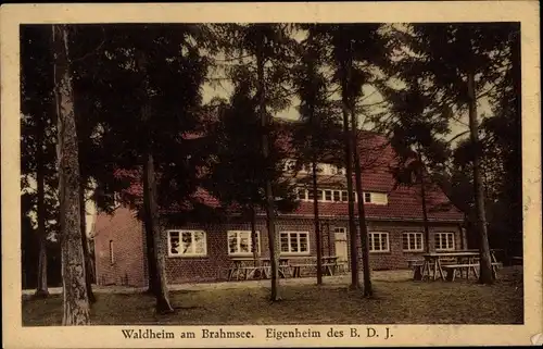 Ak Langwedel in Holstein, Waldheim am Brahmsee