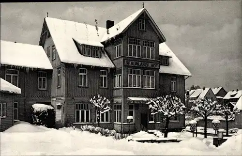 Ak Braunlage im Oberharz, Hotel Braunlager Hof