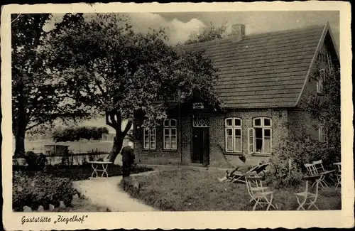Ak Pönitz Scharbeutz in Ostholstein, Gaststätte Ziegelhof