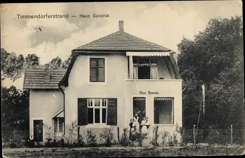 Ak Timmendorfer Strand in Holstein, Haus Saxonia