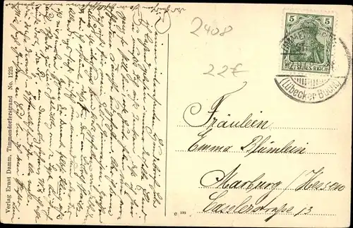 Ak Timmendorfer Strand in Holstein, Haus Saxonia