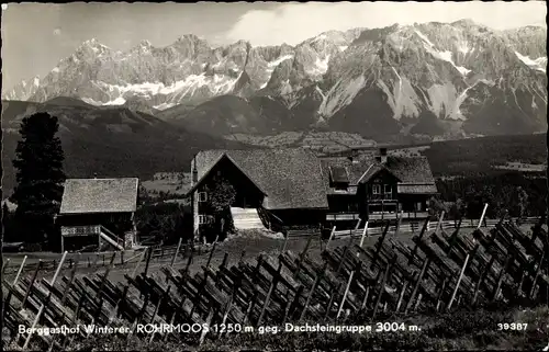Ak Rohrmoos Steiermark, Berggasthof Winterer, Dachstein