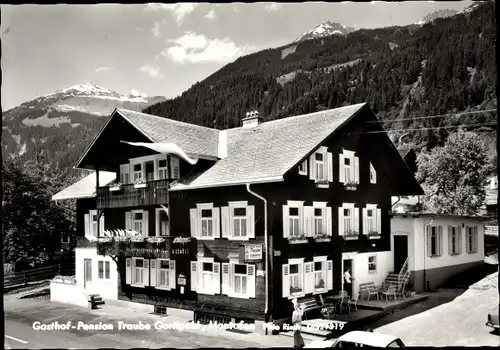 Ak Gortipohl Sankt Gallenkirch im Montafon Vorarlberg, Gasthof Pension Traube