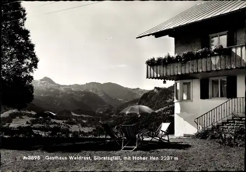 Ak Sibratsgfäll in Vorarlberg, Gasthaus Waldrast, Hoher Hen