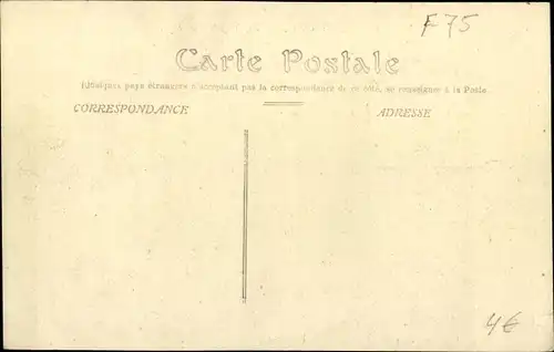 Ak Paris VII., Inondations, Janvier 1910, Rue du Bourgogne, Palais Bourbon