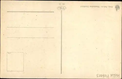 Künstler Ak Peters, Hela, Hessisches Dorfkind