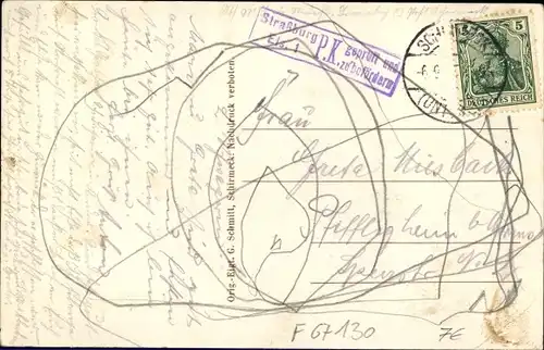 Ak Schirmeck Elsass Bas Rhin, Schlachtfeld, Oberes Breuschtal, Sanatorium, Vorbruck, Barembach