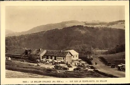 Ak Soultz Sulz Elsass Haut Rhin, Grand Ballon, Großer Belchen, Le Ballon d'Alsace, Ferme-Hotel