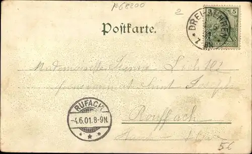 Ak Trois Épis Drei Ähren Elsass Haut Rhin, Teilansicht