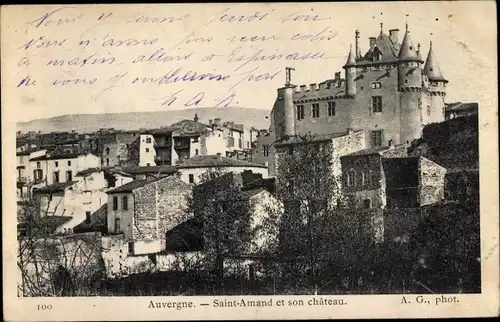 Ak Saint Amand Puy de Dôme, Le Chateau