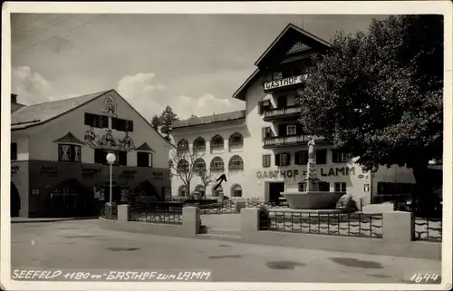 Ak Seefeld in Oberbayern, Gasthof zum Lamm