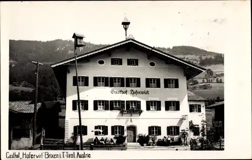 Ak Lauterbach Brixen im Thale Tirol, Gasthof Hoferwirt