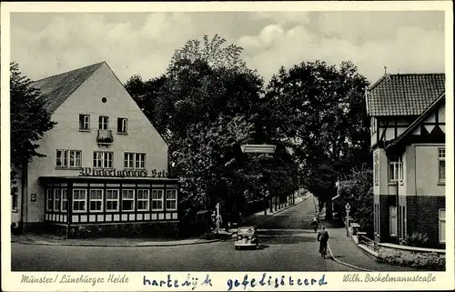 Ak Munster Lüneburger Heide, Wilhelm Bockelmannstraße