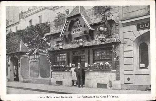 Ak Paris Batignolles Monceau, Le Restaurant du Grand Veneur