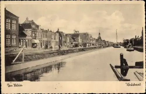 Ak Den Helder Nordholland Niederlande, Weststraat