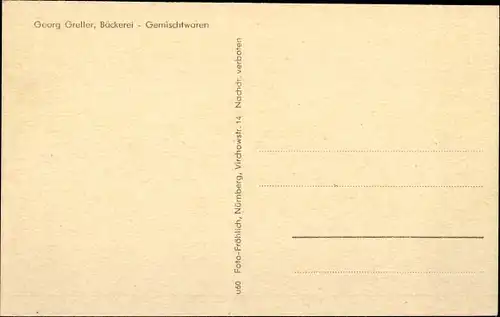 Ak Veitsbronn Mittelfranken, Gesamtansicht, Gemischtwaren und Bäckerei