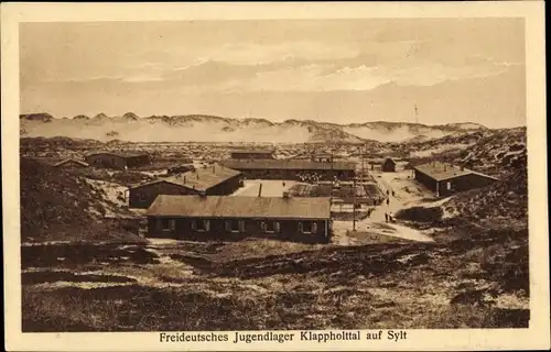 Ak Westerland auf Sylt, Freideutsches Jugendlager Klappholttal