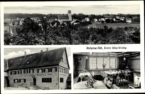 Altheim in Baden, Panorama, Gasthof z. Engel, Gaststube