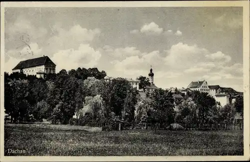 Ak Dachau in Oberbayern, Panorama