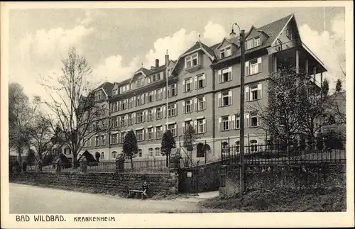 Ak Bad Wildbad im Kreis Calw Baden Württemberg, Krankenheim