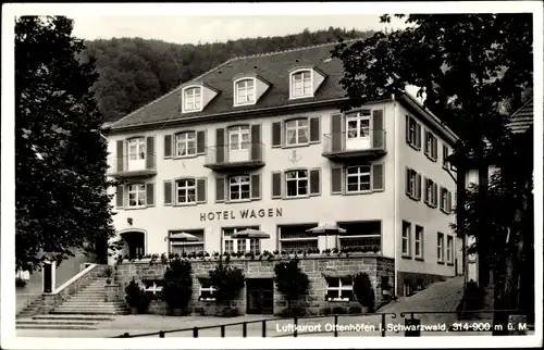 Ak Ottenhöfen im Schwarzwald, Hotel Wagen