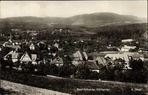 Ak Polanica Zdrój Bad Altheide Schlesien, Höllental