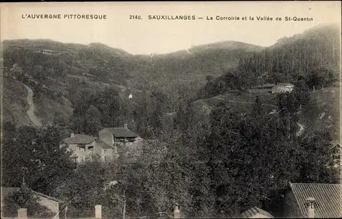 Ak Sauxillanges Puy de Dôme, La Corroirie, Vallee de Saint Quentin