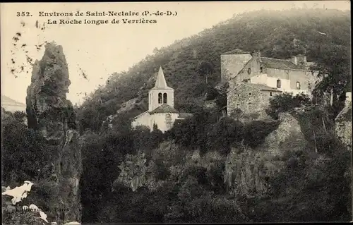 Ak Saint Nectaire Puy de Dôme, La Roche longue de Verrieres