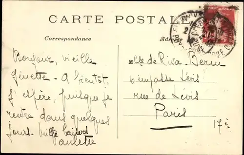 Ak Saint Nectaire Puy de Dôme, La Roche longue de Verrieres