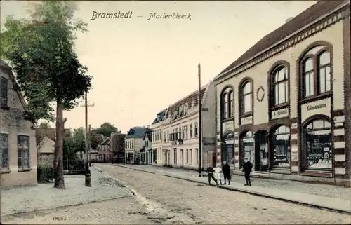 Ak Bad Bramstedt in Holstein, Marienbleeck, Kolonialwarenhandlung