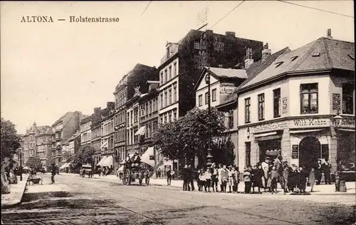 Ak Hamburg Altona, Holstenstraße, Geschäft, Inh. Wilhelm Kohrs