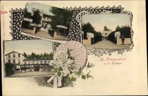 Ak Klein Timmendorf Timmendorfer Strand in Ostholstein, Teilansichten, H. Hüttmann's Restauration