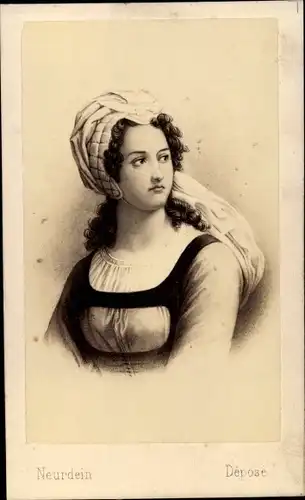 Carte de Visite Beauvais Jeanne Laine, Jeanne Hachette