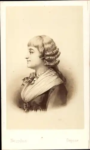 Carte de Visite Madame Prolland